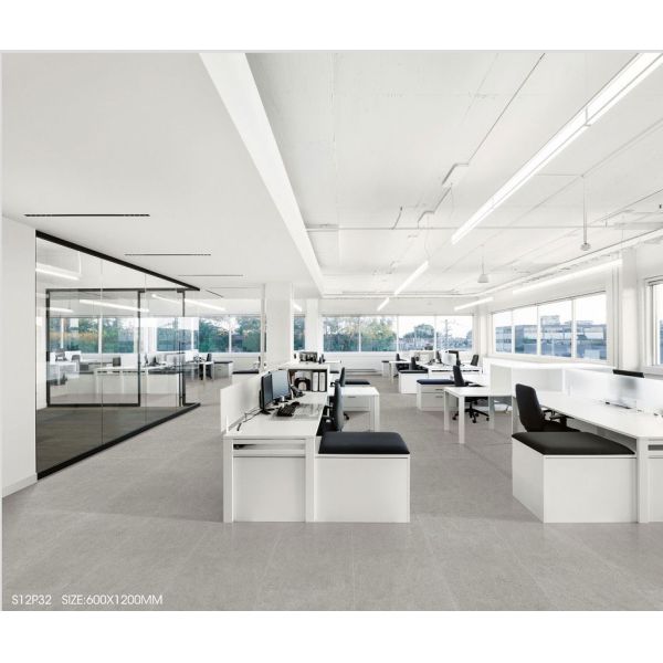 AAA Grade Grey Soft Glazed Porcelain Tile 750x1500mm