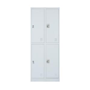 China Two Line Two Doors Gym Locker Wardrobe School Hospital Steel Powder Coating on sale