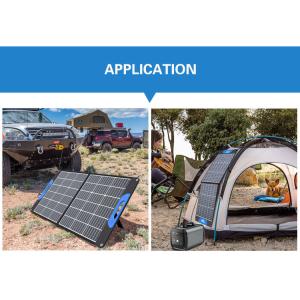 Waterproof Solar System Panels 200W Solar Camping Panel Portable Flexible