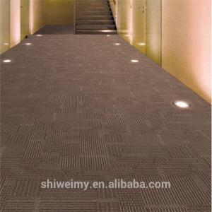 China Plain multi leve loop gallery carpet tile with competitive price on sale