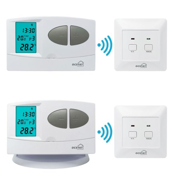 Buy Weekly Programmable Electric Heating  Thermostat With LCD Screen Display at wholesale prices