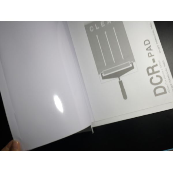 Non Toxic PVC Cleanroom Sticky Roller Dust Removal Pad Water Based Acrylic Adhesive