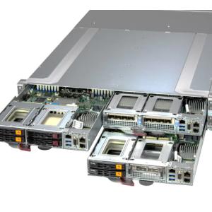 ODM Supermicro Storage Array SYS-211GT-HNC8F 2.5 NVMe/SAS/SATA Drives Per Node And Front I/O