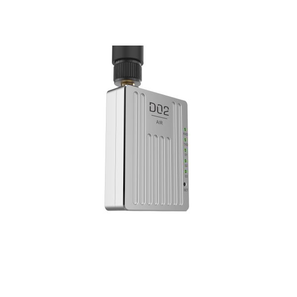 D02 data link has three frequency bands and supports point-to-multi, relay and point-to-multi modes with 30km range.