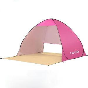 190T Polyester Waterproof Camping Tent , Light Weight Beach Camping Tent