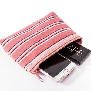 Zipper One Piece PVC Cosmetic Bag Organizer 21*13cm