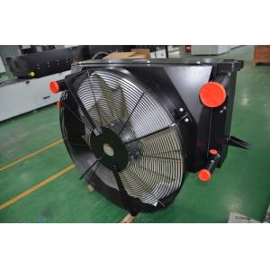 Heavy duty bar & plate air to air Heat Exchanger with fan cooling kit for
