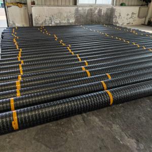 Road Construction Material Polypropylene Biaxial Geogrid with 15-60KN Tensile