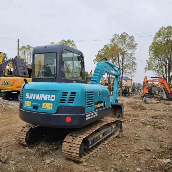 Buy Used Mini Track Excavator SWE60E Second Hand Digger Equipment at wholesale prices