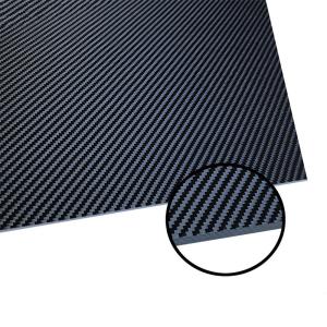 300X400MM 100% 3K Carbon Fiber Plate Board Glossy / Matte Finish 0.5 - 4MM