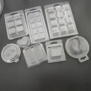 Quality Different Shape Wax Clamshell Packaging Clear Blister Wax Melt Clamshells Packaging for sale