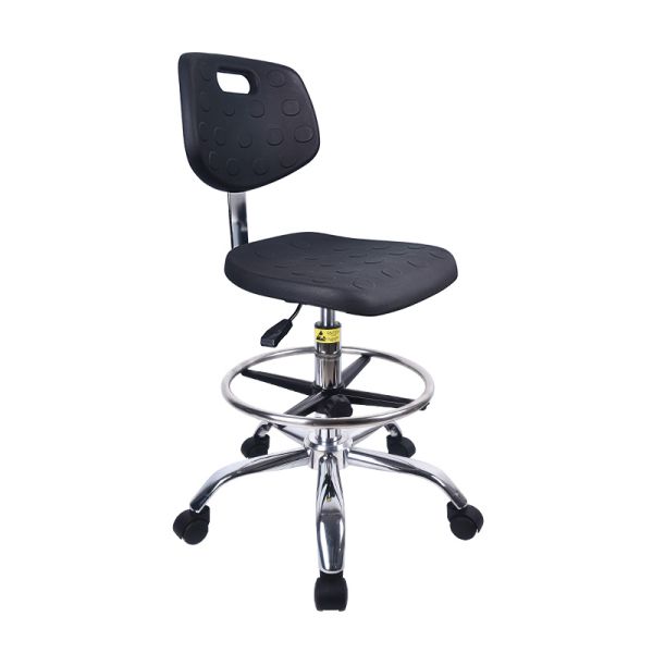 Industry PU Chairs Anti-Static Lab Chair With Adjustable Height And Backrest For School And Workshop Production Line