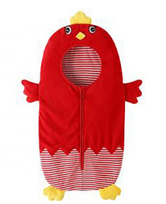 Girl Red Cartoon Chicken Animal Kids Character Pram Sleeping Bag