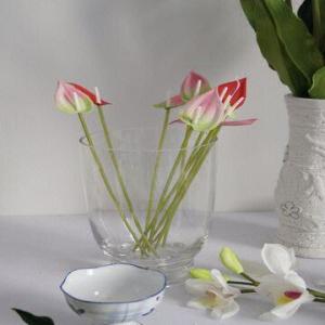 Real Touch PU Small Anthurium, 31cm Total Height