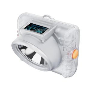 KL6LMB Rechargeable Mining Cordless Cap Lamp OLED display Waterproof IP68