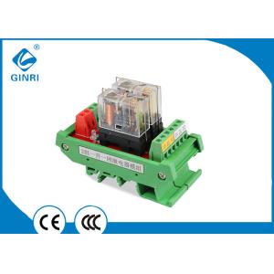 DC24V PLC Amplifier Board I O Relay Module , 2 Channel Omron Relay Module High