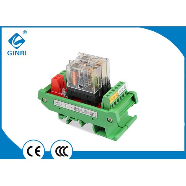 Buy DC24V PLC Amplifier Board I O Relay Module , 2 Channel Omron Relay Module High Low Trigger at wholesale prices