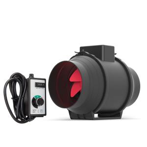 OEM Design Black Mass Silent Inline Fresh Air Wind Mixed Flow Duct Extractor Fan