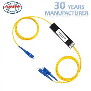 High Reliability FTTH Distribution Box PLC Splitter For Passive Optical Network