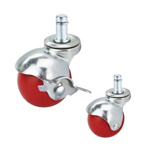 2 Inch PP 55lbs Loading Furniture Casters With Swivel Plate