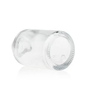 30ml Round Shape Glass Empty Foundation Bottle With Press Pump