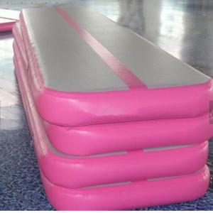 0.9mm Thickness Gymnastics Air Mat , Inflatable Air Track For Physical Training
