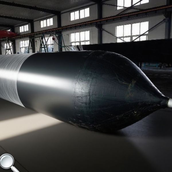 Cylindrical Inflatable Marine Salvage Bags Ship Launching Inflatable Airbags