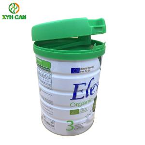 Plastic Cap BPA Free CMYK 800g Milk Powder Tin Can