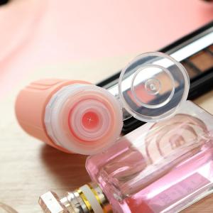 Pink Essential Silicone Travel Bottle Set 90ml for Toiletries