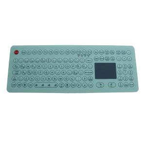 Oil Proof Industrial Membrane Keyboard Panel Mounting With Touchpad IP67