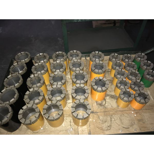 Impregnated Diamond Core Drill Bits HQ HQ3 Face Discharge Turbo