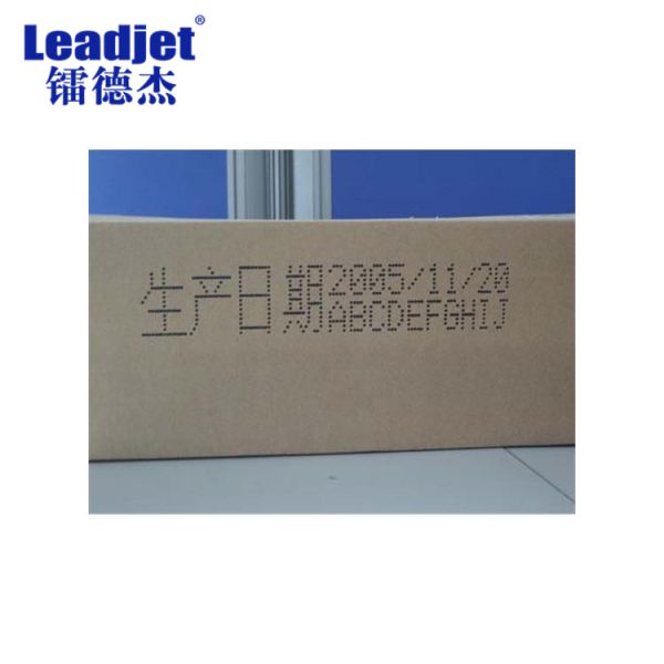 A320 Leadjet Industrial Drop On Demand Inkjet Printer 24mm Height For Date Printing