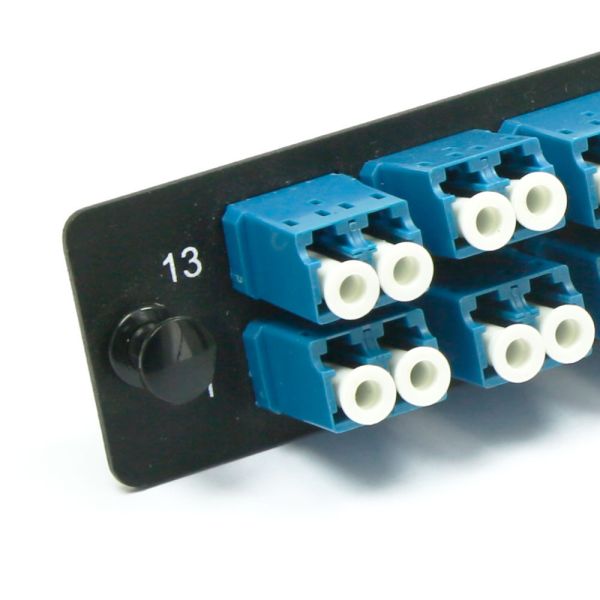 Metal 1U Fiber Patch Panel 12 Ports Duplex LC/SC/FC/ST Simplex Duplex Connector