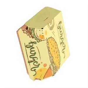 Custom Biodegradable Burger Boxes Eco-Friendly Takeaway Packaging with