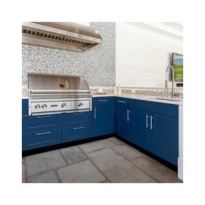 Stainless Steel Modern Outdoor Kitchen Cabinets Waterproof