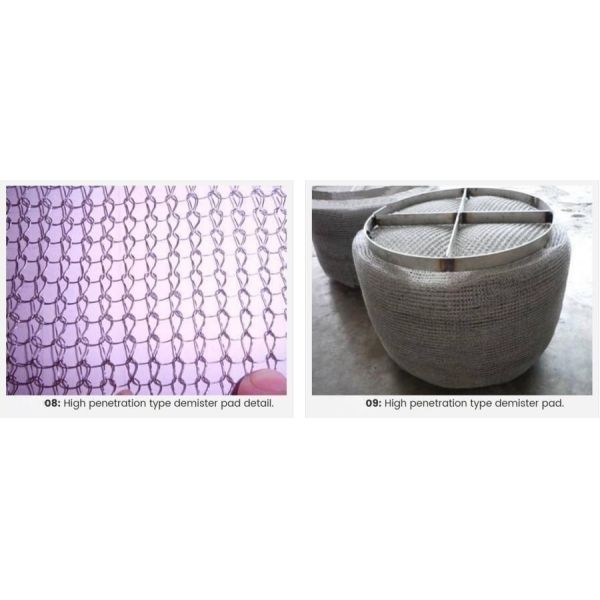 Stainless Steel Prefabricated Demister Pad For Gas And Liquid Separating