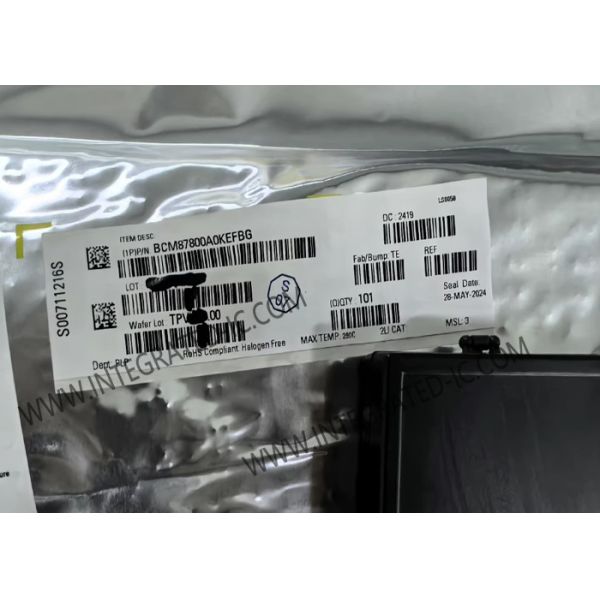 Buy Ethernet IC BCM87800A0KEFBG Low Power 800GbE PAM-4 Ethernet PHY Transceiver at wholesale prices