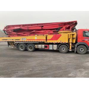 60m Volvo Chassis Concrete Boom Pump Concrete Mixing Plant Used for High