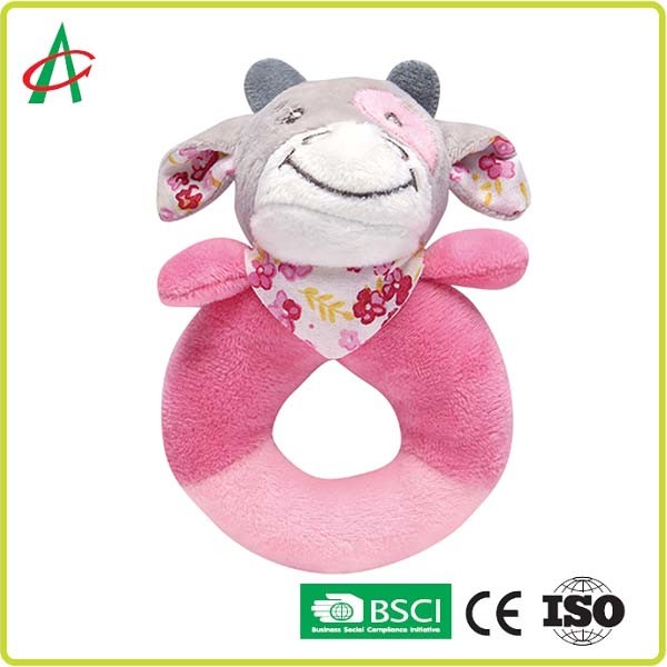 Buy ODM Baby Plush Rattle , 8.5CM Baby Donkey Stuffed Animal at wholesale prices