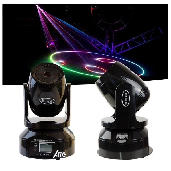 Advanced DMX512 Control Mini Moving Head Light 100W for Church DJ Party Wedding Bars KTV