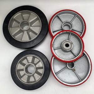 Plain Bearing Rubber Casters Wheels for Heavy-Duty and Temperature Environments