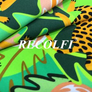 Recycled Activewear Knit Fabric Dry Fit Moisture Wicking Management