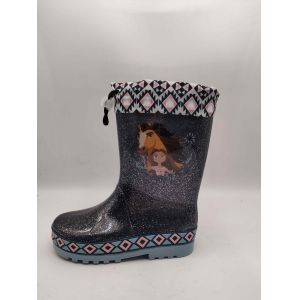 Customized Logo Youth Gumboots PVC Material Childrens Rain Boots