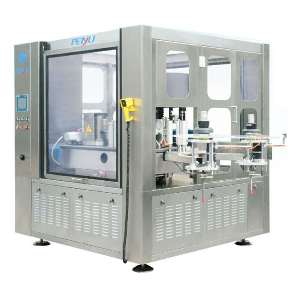 Buy High Speed Beer Bottle Labeling Machine Rotary Labeling Machine 3KW at wholesale prices