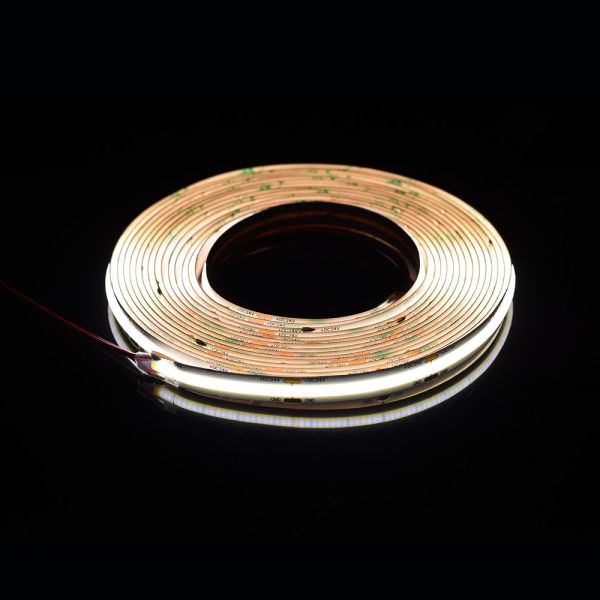 528Leds 12V 24V Cob 10mm Color Flexible Led Strip Light Ra90 Linear Light