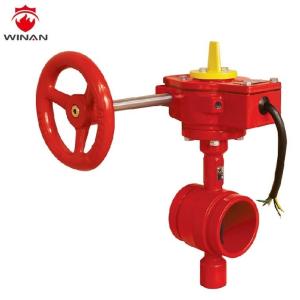 Ductile Iron DN50-DN600 300PSI Wafer Butterfly Valve API598