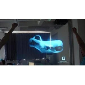 Display Sticky Screen Rear Projection Film , Thick Clear Holographic Adhesive