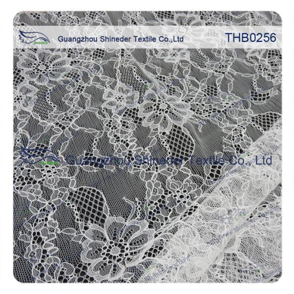 1.45*3 Meters size nylon chantilly lace trim for fashion & wedding dress