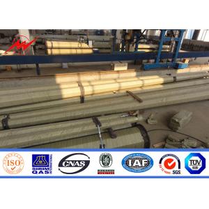 S500 Q345 Galvanized Steel Transmission Pole Conical ASTM A123