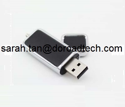 Leather USB Flash Drive, High Quality Free Logo Printing Leather USB Pen Drive
